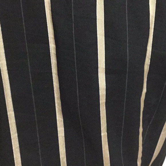 Dynamite Black/Cream striped Blouse - Picture 3 of 8